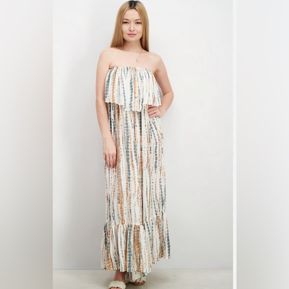 Free People Tie Dye Jumpsuit